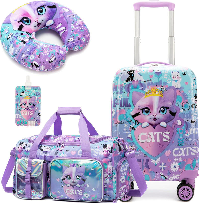 3-delige Kinder Bagageset met Handbagage Koffer
