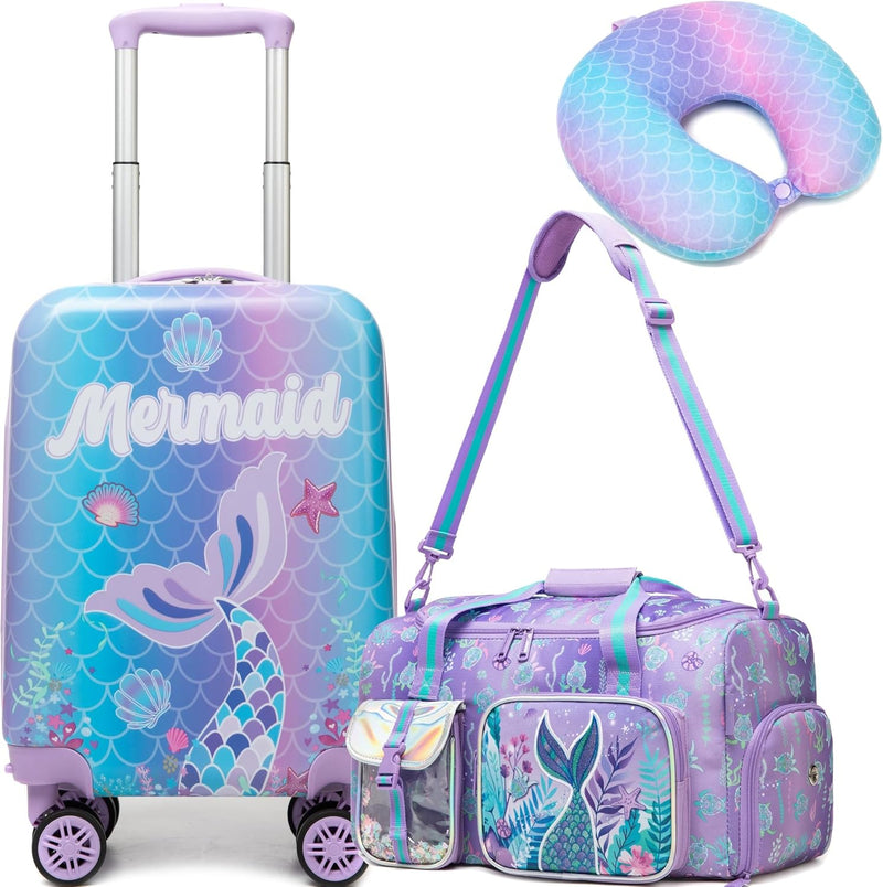 3-delige Kinder Bagageset met Handbagage Koffer