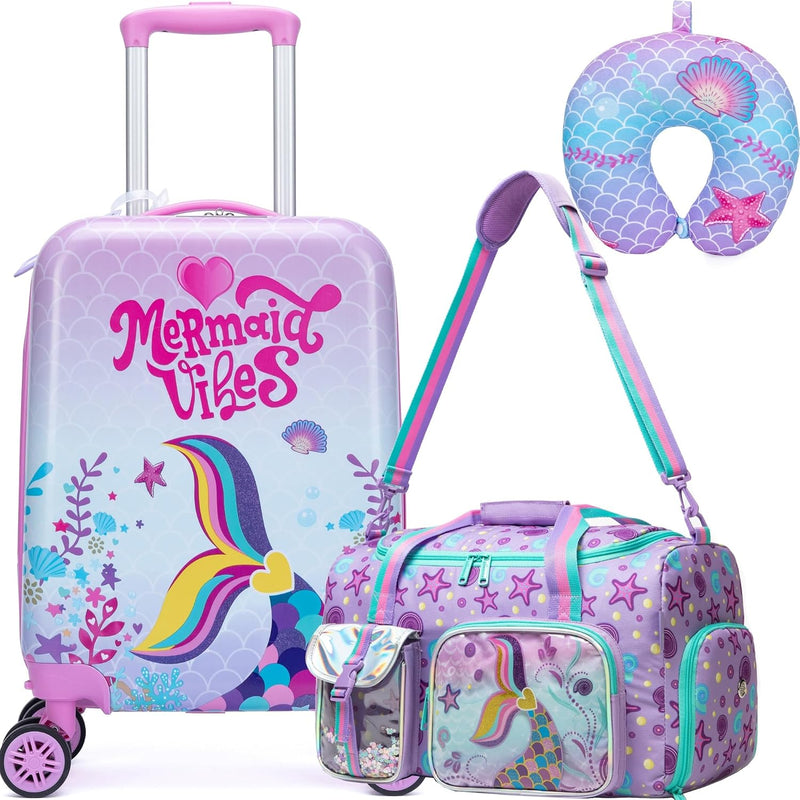 3-delige Kinder Bagageset met Handbagage Koffer