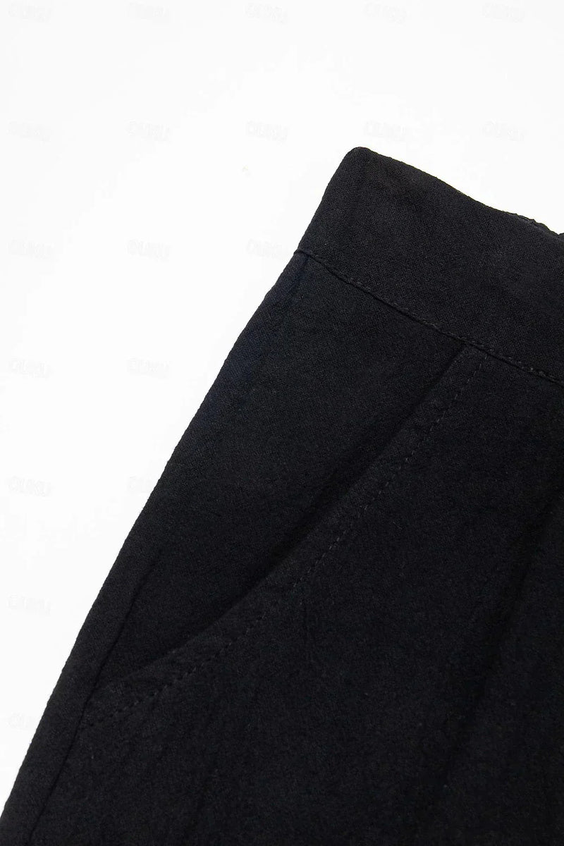 Stijlvolle Linnen-Katoenen Heren Short – Milan