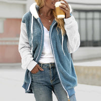 Oversized Warm Teddy Vest met Rits - Emilia