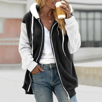 Oversized Warm Teddy Vest met Rits - Emilia