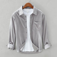 Corduroy Herenoverhemd Met Lange Mouwen – Arvid