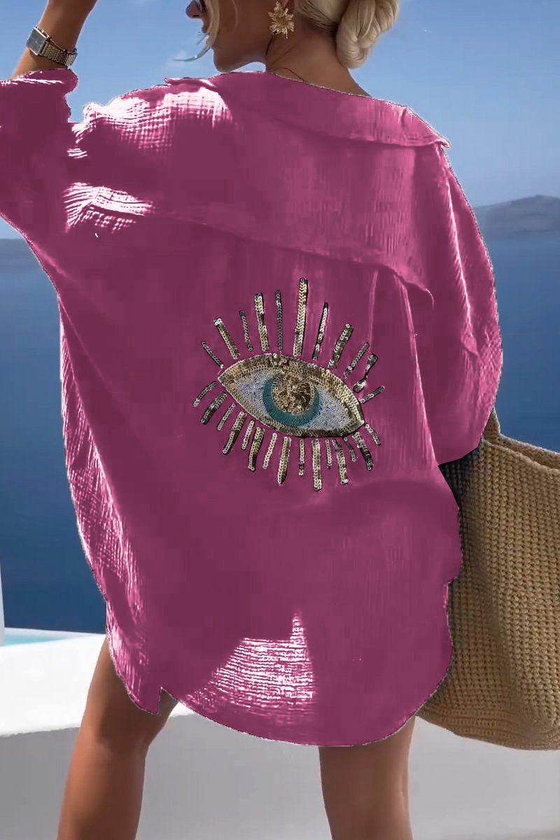 Zomerse Dames Tuniek met Versierde Achterzijde – Serena