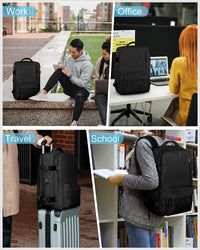 Waterdichte Reisrugzak met Schoenvak & USB-poort – Geschikt voor 14" Laptop