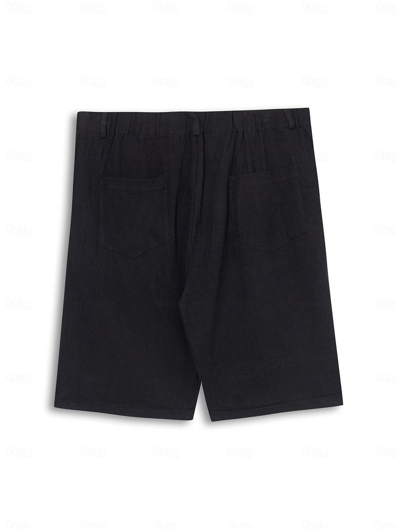 Stijlvolle Linnen-Katoenen Heren Short – Milan