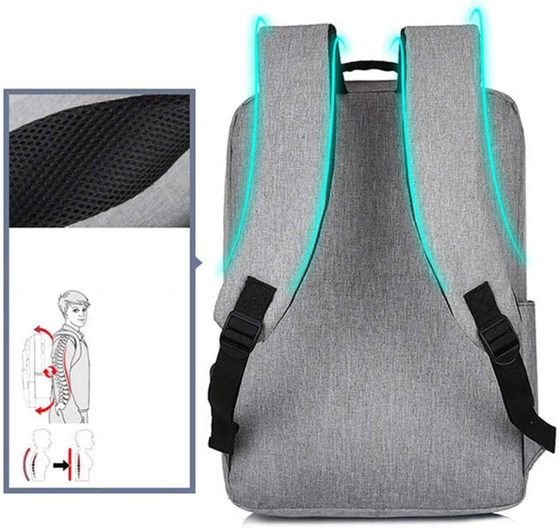 Slim Waterdichte Laptoprugzak met USB-poort