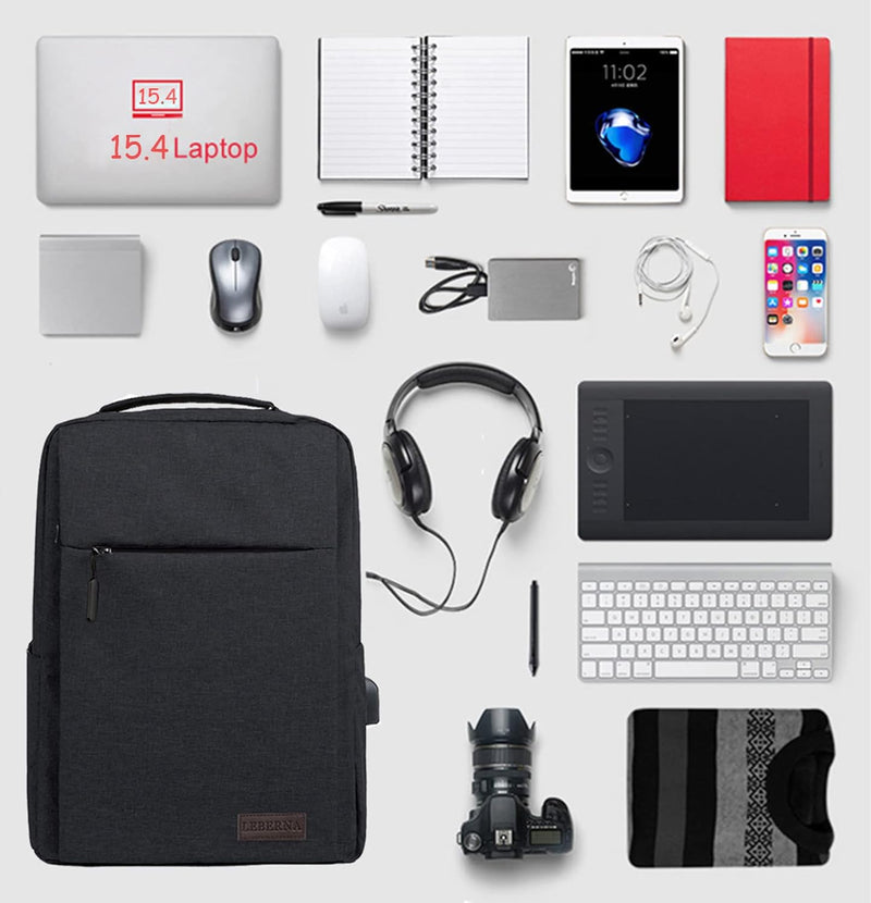 Slim Waterdichte Laptoprugzak met USB-poort