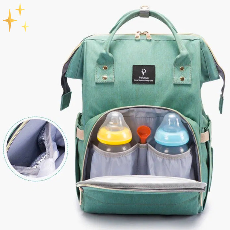 Stijlvolle Luiertas Rugzak met USB-oplader – ParentPack