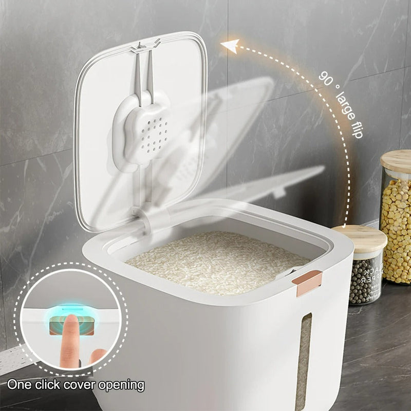 Luchtdichte Graandispenser met Deksel (5–10 kg) - GranoBox