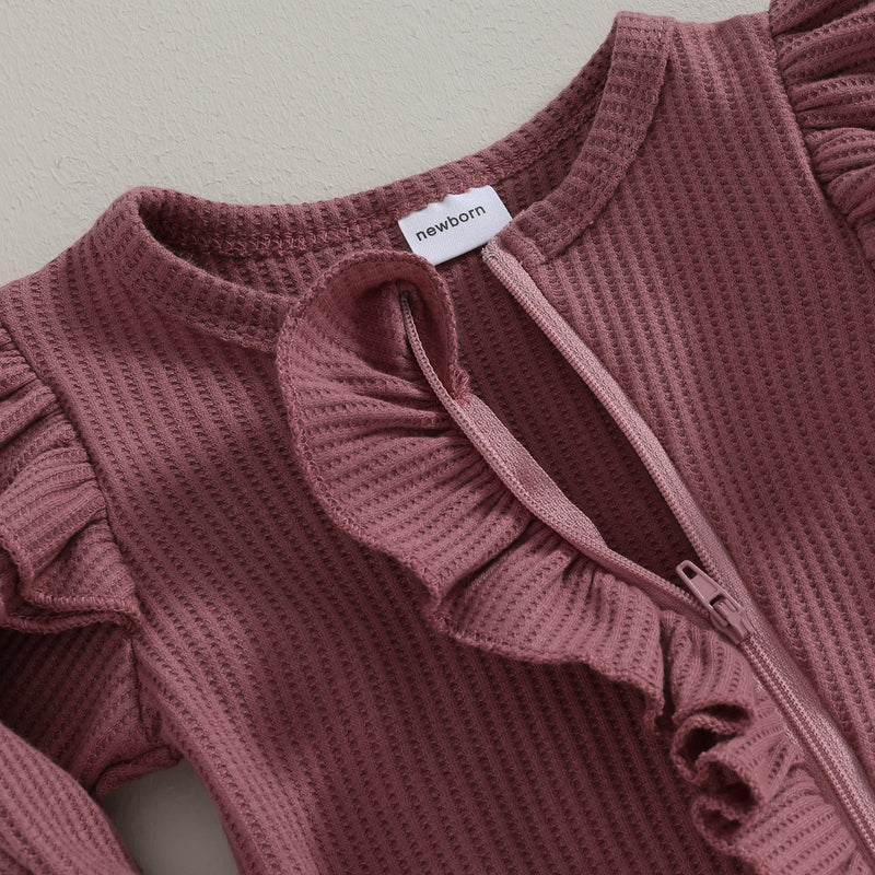 Meisjes Babypakje met Ruches – NolaBloom