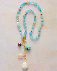Oceaan Druppel Mala Ketting - Maris