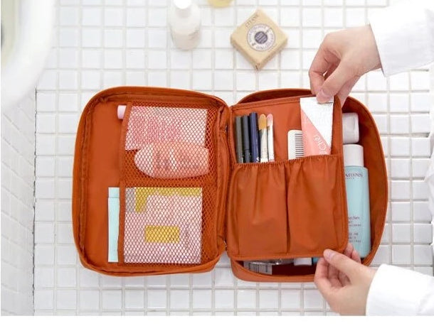 Compact Waterdichte Make-Up Reistas – 1+1 GRATIS Mini Cosmetica Tas