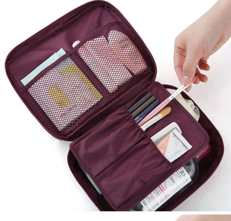 Compact Waterdichte Make-Up Reistas – 1+1 GRATIS Mini Cosmetica Tas