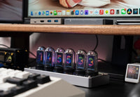Verticale LED Nixie Tafelklok – Chronix