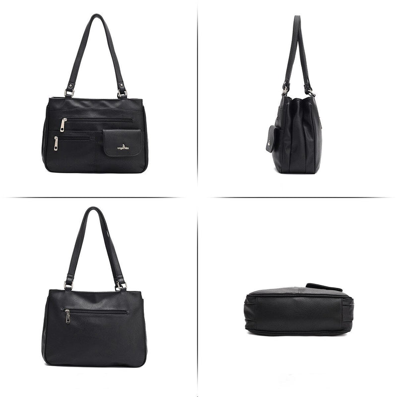 Multi-vakken Dames Schouder- en Crossbody Handtas – FlexiCarry