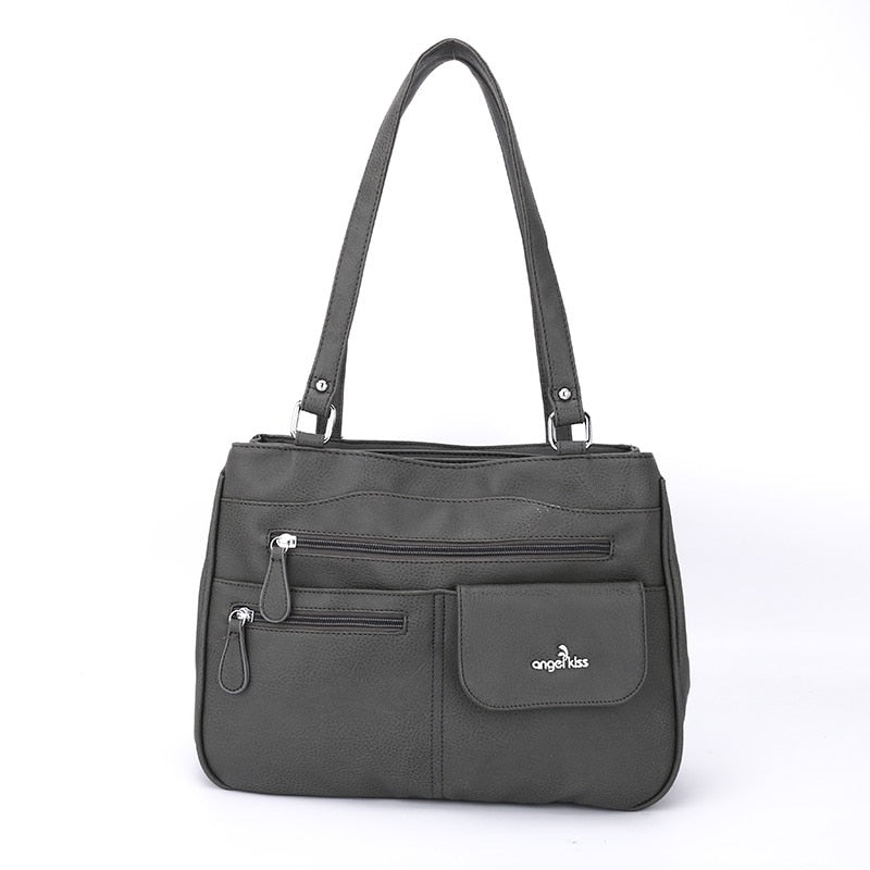 Multi-vakken Dames Schouder- en Crossbody Handtas – FlexiCarry