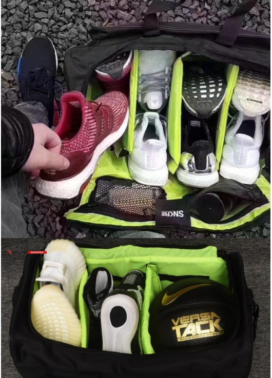 Waterdichte Multi-Vakken Sneakers & Gear Reistas