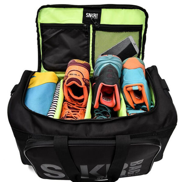 Waterdichte Multi-Vakken Sneakers & Gear Reistas