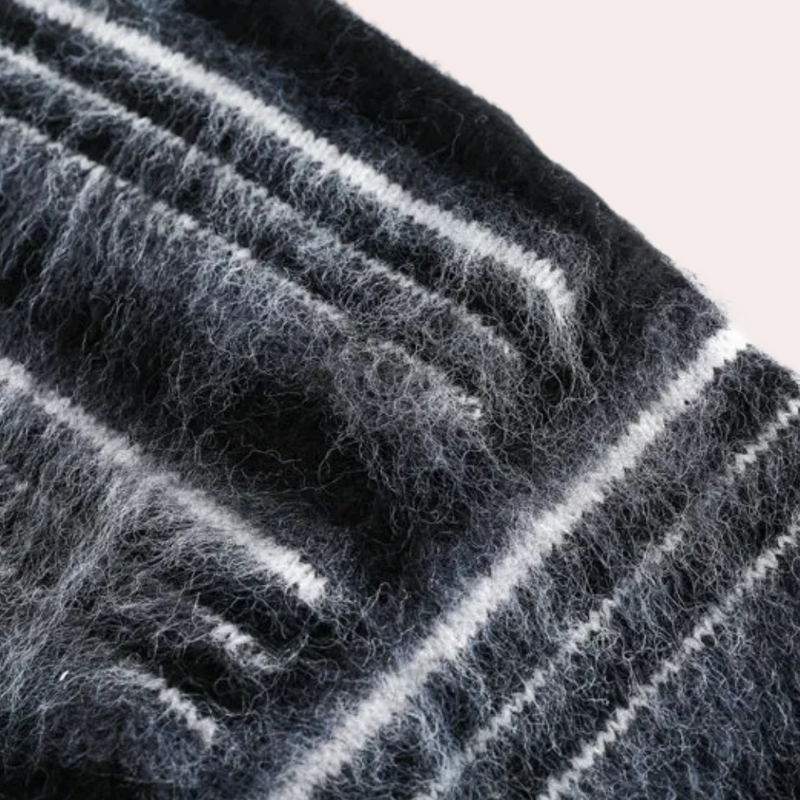 Gestreepte Heren Sweater met Comfortabele Pasvorm - Dorian