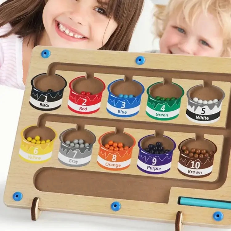 Magnetisch Tel- en Kleurlabyrint – ColorMaze