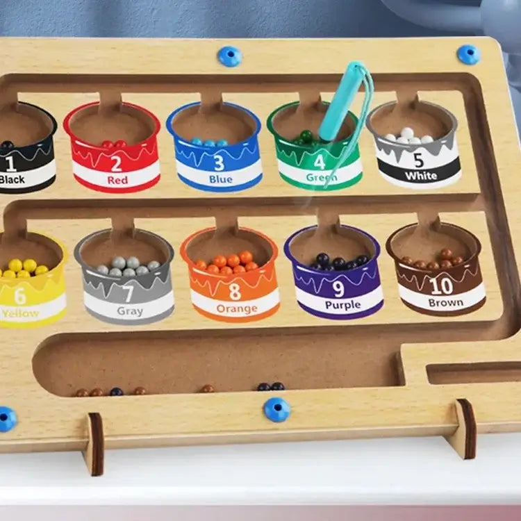 Magnetisch Tel- en Kleurlabyrint – ColorMaze