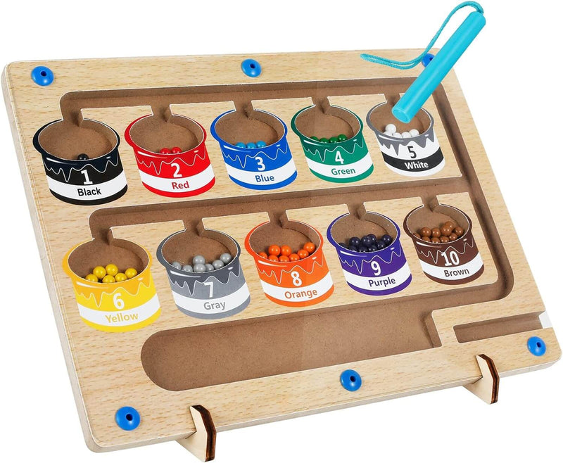 Magnetisch Tel- en Kleurlabyrint – ColorMaze