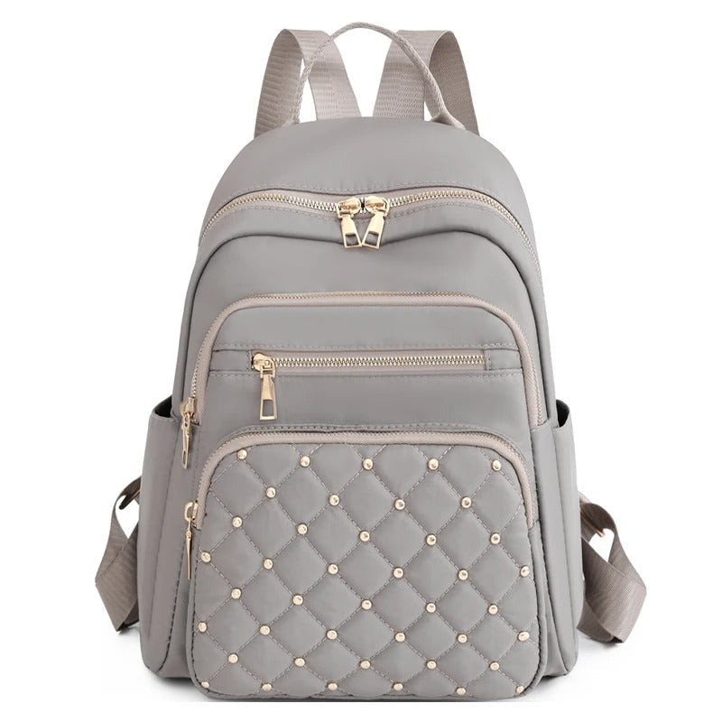 Lichtgewicht Waterdichte Nylon Rugzak voor Dames – Reizen & School
