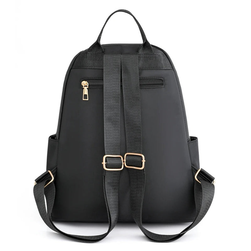 Lichtgewicht Waterdichte Nylon Rugzak voor Dames – Reizen & School