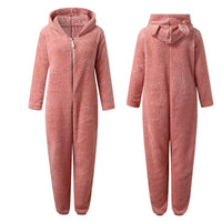 Superzachte Fleece Onesie met Berenoortjes - BearHug
