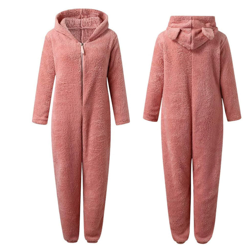Superzachte Fleece Onesie met Berenoortjes - BearHug