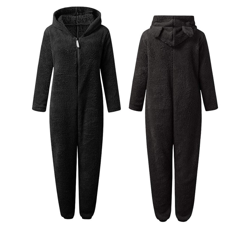 Superzachte Fleece Onesie met Berenoortjes - BearHug