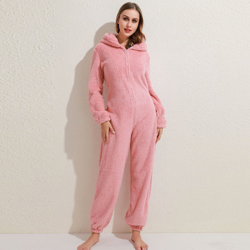 Superzachte Fleece Onesie met Berenoortjes - BearHug