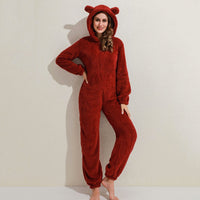 Superzachte Fleece Onesie met Berenoortjes - BearHug