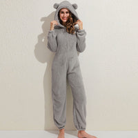 Superzachte Fleece Onesie met Berenoortjes - BearHug