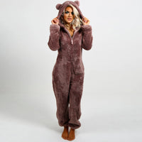 Superzachte Fleece Onesie met Berenoortjes - BearHug