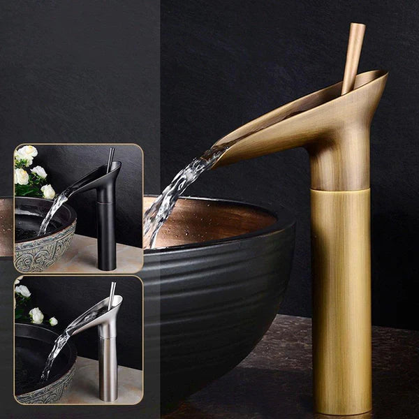 Luxe Waterval Wastafelkraan - CascadeFlow
