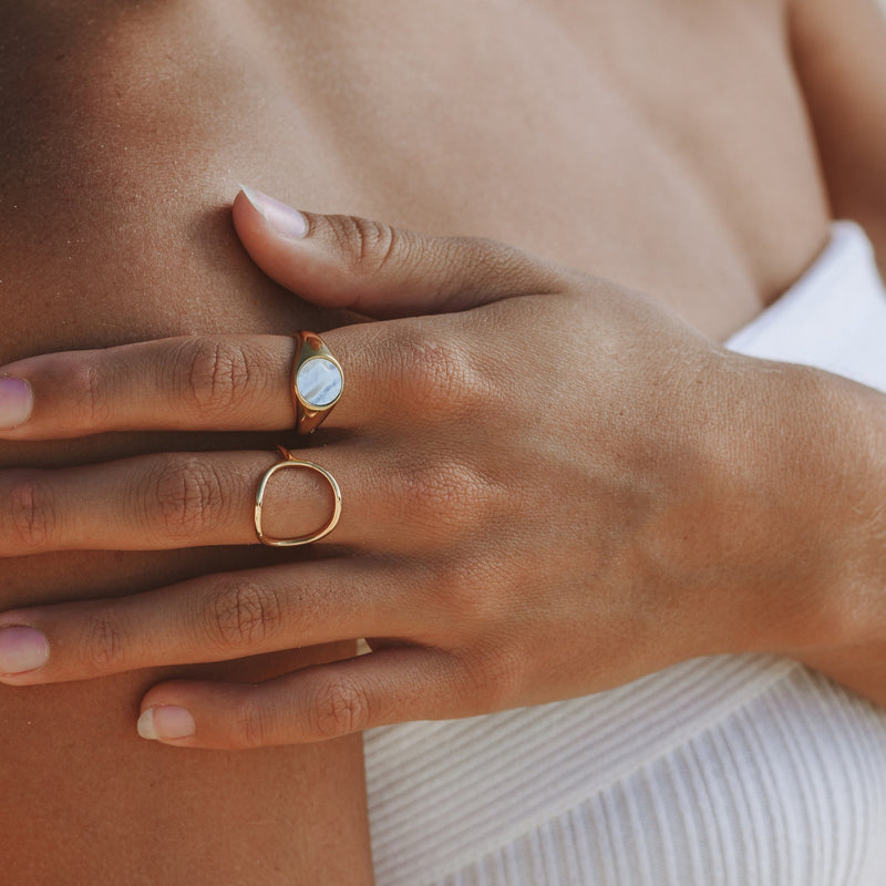 Ovale Pierścionek - Noa