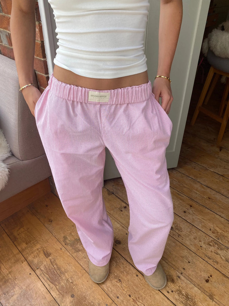 Dames Loungebroek met Streepdesign – Elvira