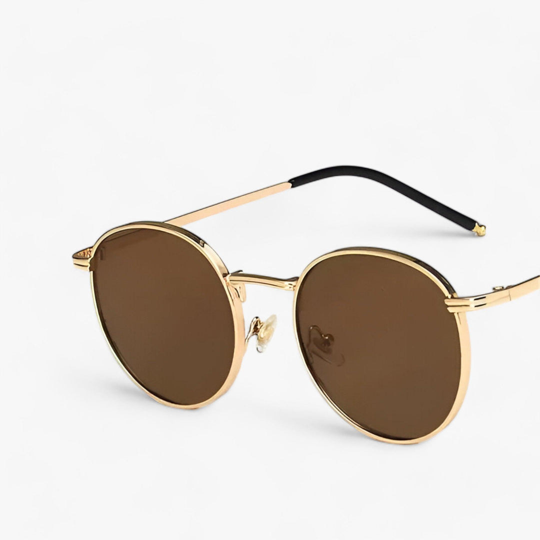 Uniseks Designer Zonnebril met Ronde Glazen - Nova