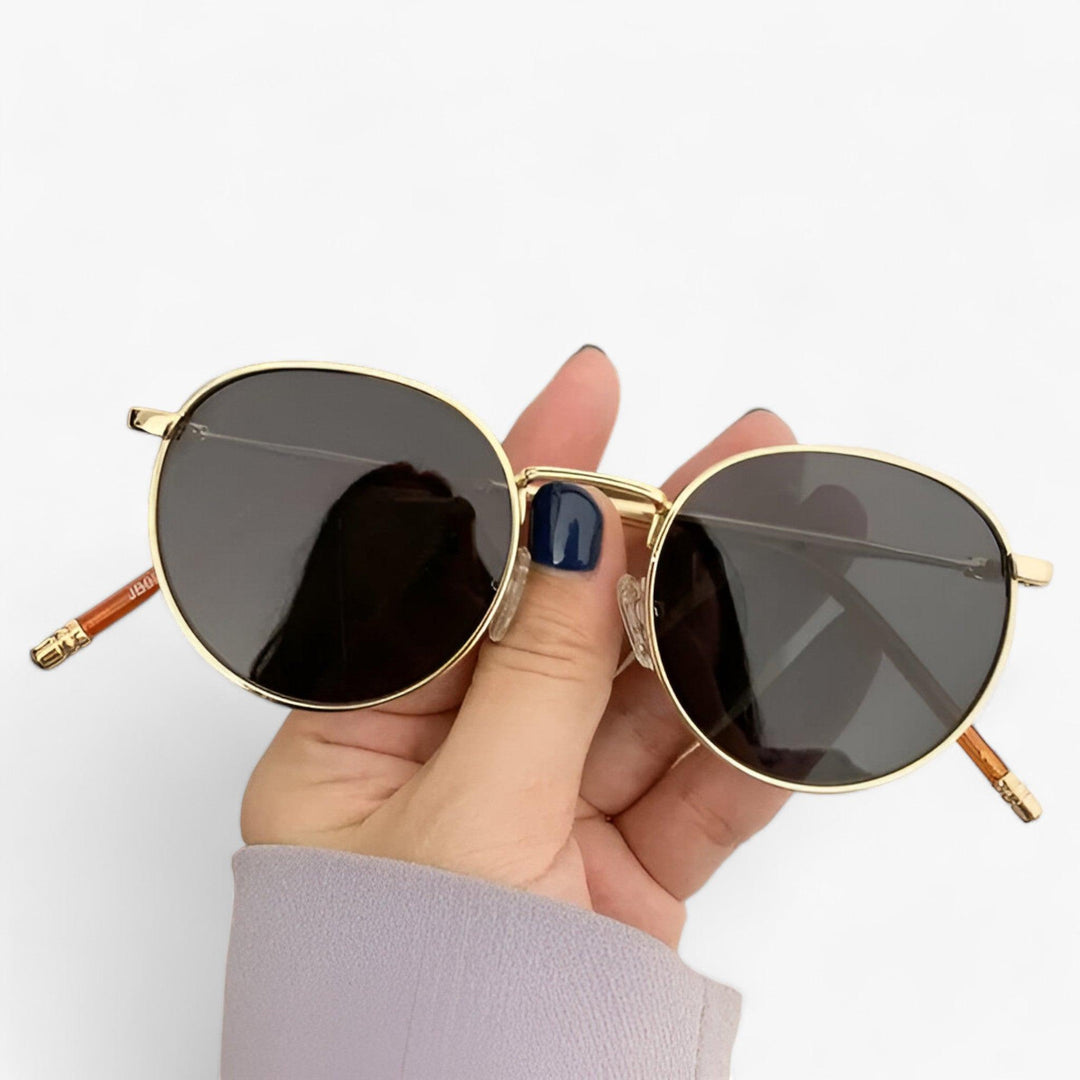 Uniseks Designer Zonnebril met Ronde Glazen - Nova