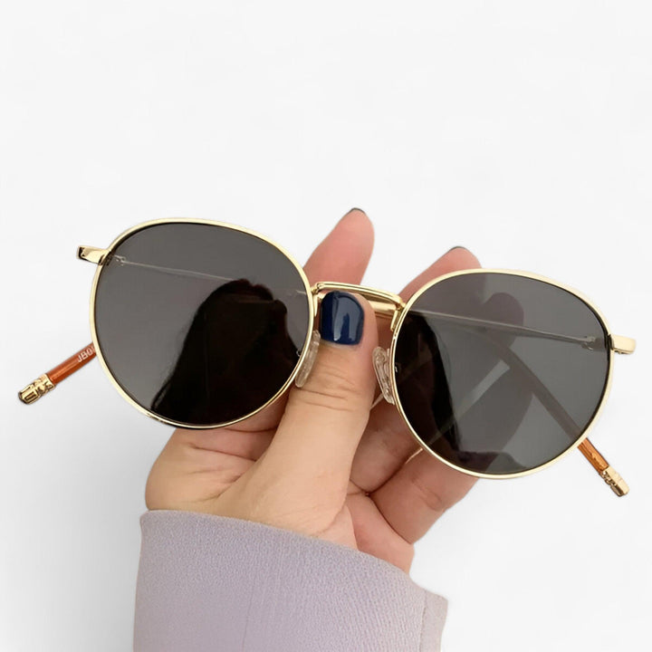 Uniseks Designer Zonnebril met Ronde Glazen - Nova