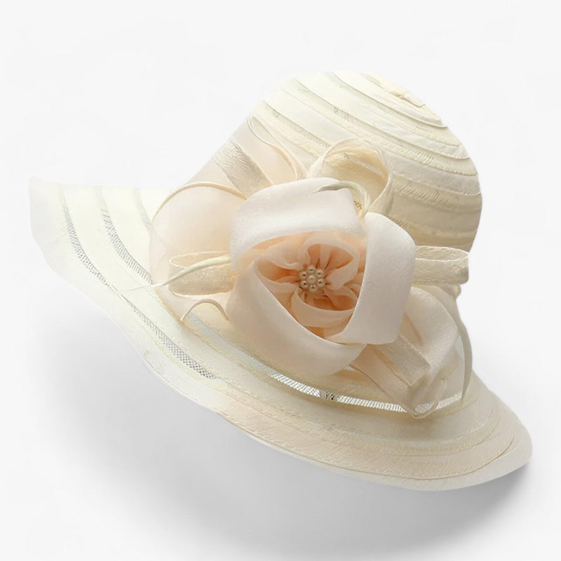 Trendy Dames Organza Zonnehoed - Mirielle
