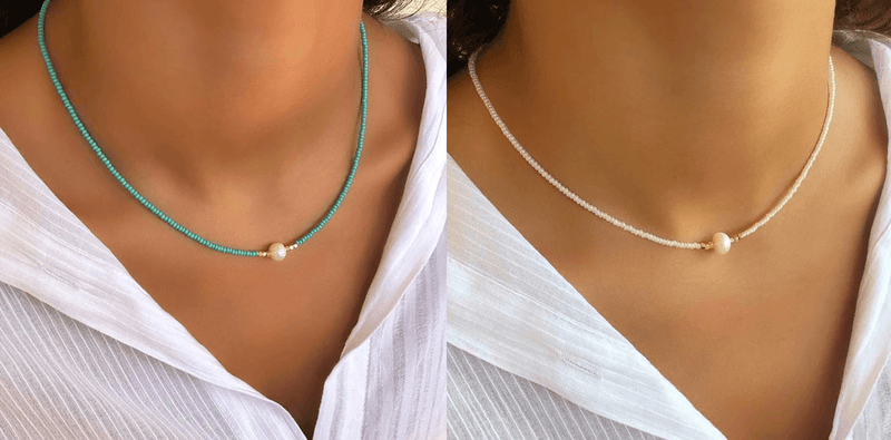 Verfijnde Parelketting (1+1 Gratis) - LuxeParel