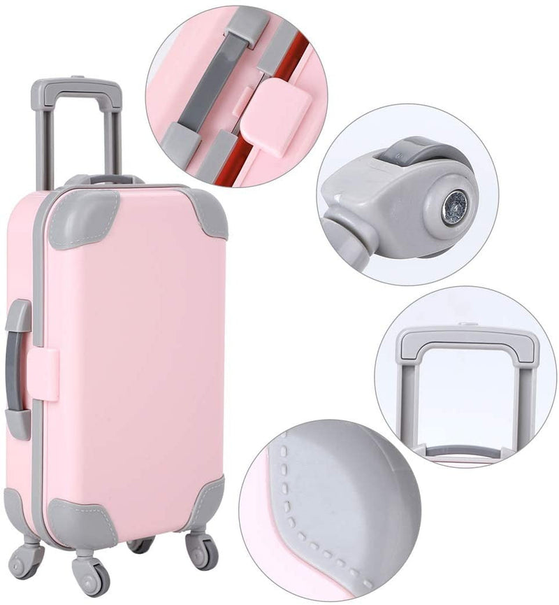 Lichtgewicht Poppen Reiskoffer – Duurzaam Accessoire van 13,5 cm(1 kopen, 1 GRATIS)