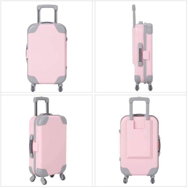 Lichtgewicht Poppen Reiskoffer – Duurzaam Accessoire van 13,5 cm(1 kopen, 1 GRATIS)