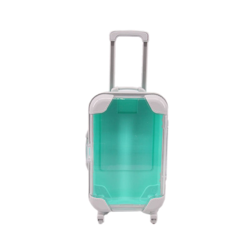 Lichtgewicht Poppen Reiskoffer – Duurzaam Accessoire van 13,5 cm(1 kopen, 1 GRATIS)