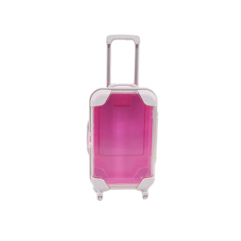 Lichtgewicht Poppen Reiskoffer – Duurzaam Accessoire van 13,5 cm(1 kopen, 1 GRATIS)