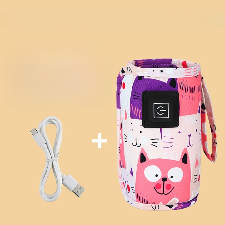 Draagbare USB Flessenverwarmer – WarmEase