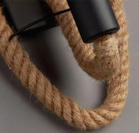 Vintage Touw Wandlamp - RusticRope